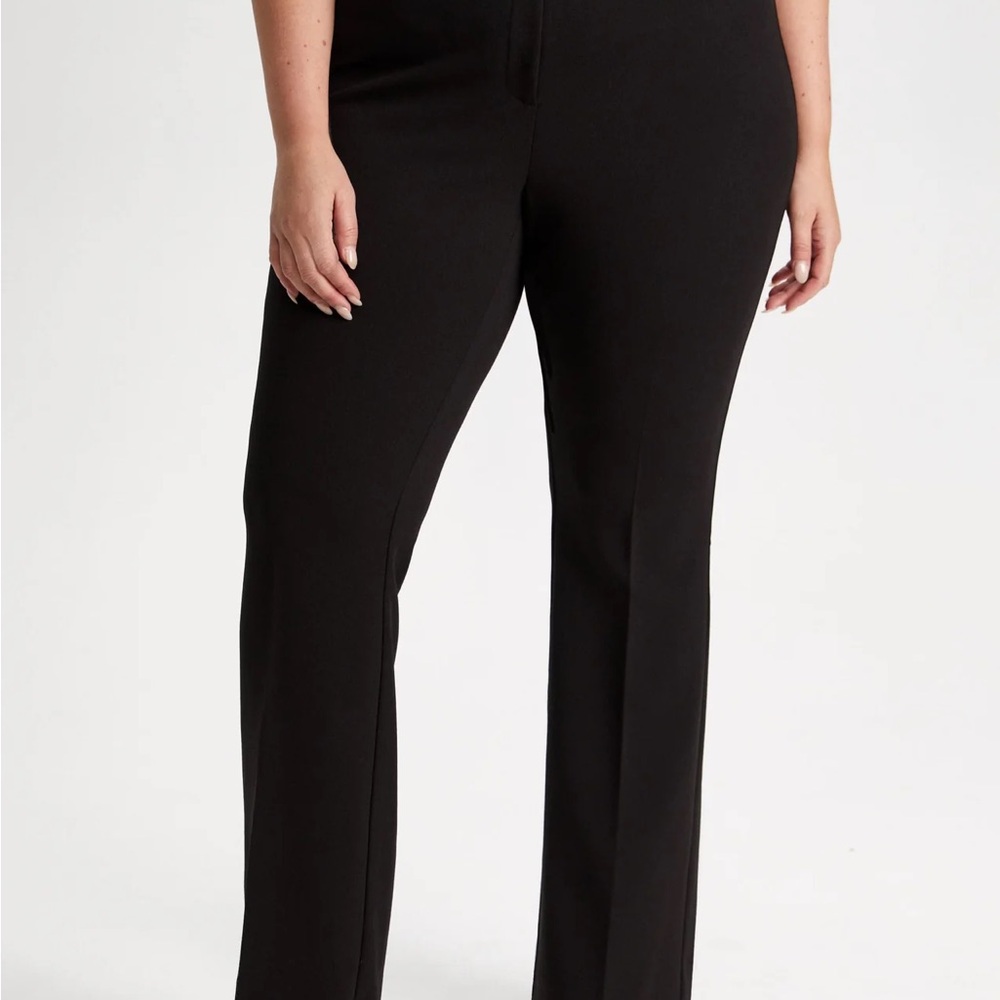 Laura Plus NWT City Fit Wide Leg Black Pants Size 18